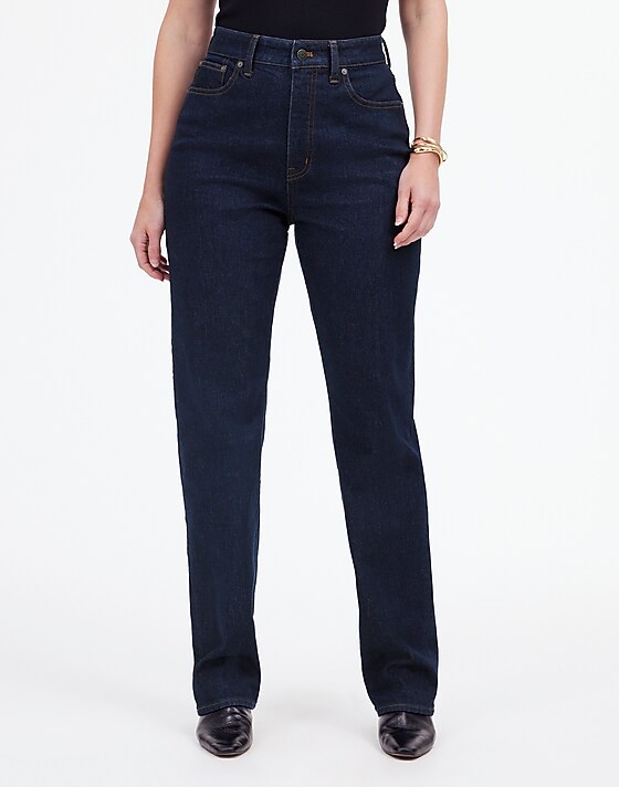 Madewell The Petite Curvy '90s Straight Jean Norman Wash
