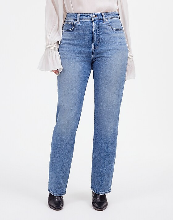 Madewell The Petite Curvy '90s Straight Jean Rondell Wash