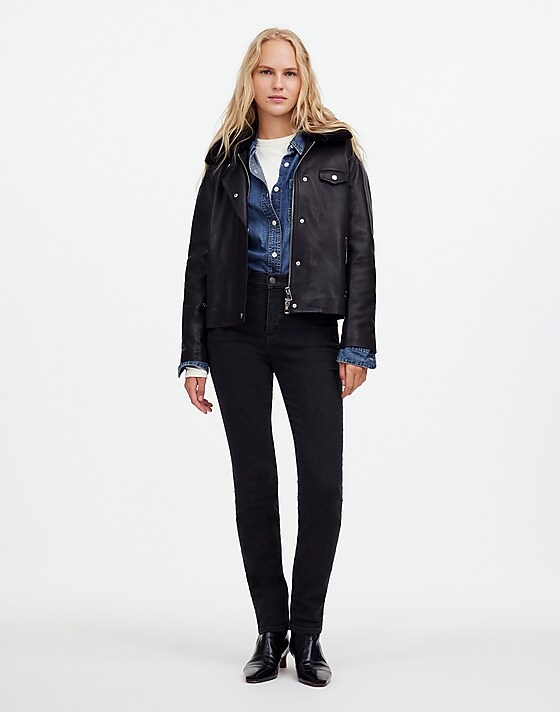 madewell The Petite Perfect Vintage Jean black frost