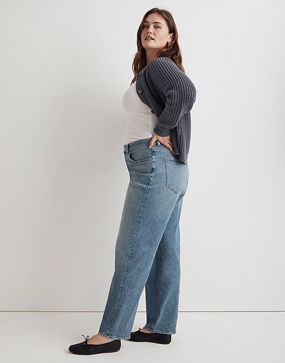 Madewell The Plus Curvy '90s Straight Jean Rondell Wash