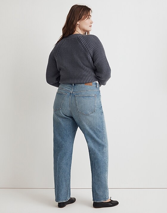 Madewell The Plus Curvy '90s Straight Jean Rondell Wash