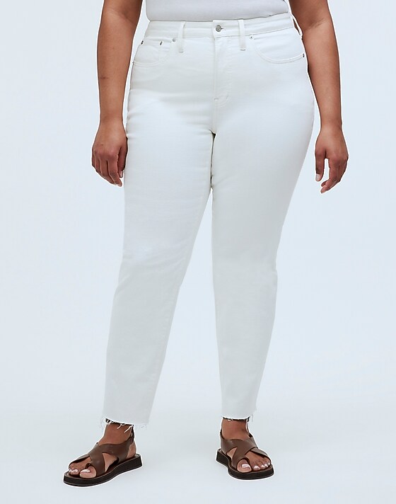 Madewell The Plus Curvy Perfect Vintage Jean Tile White