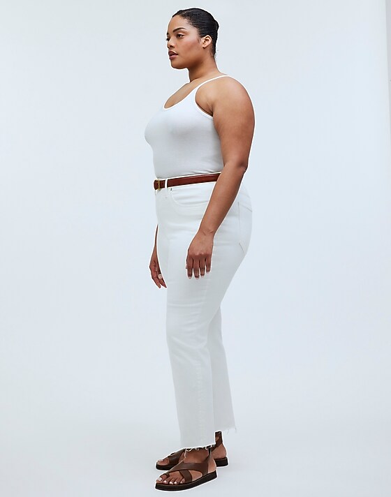 Madewell The Plus Curvy Perfect Vintage Jean Tile White
