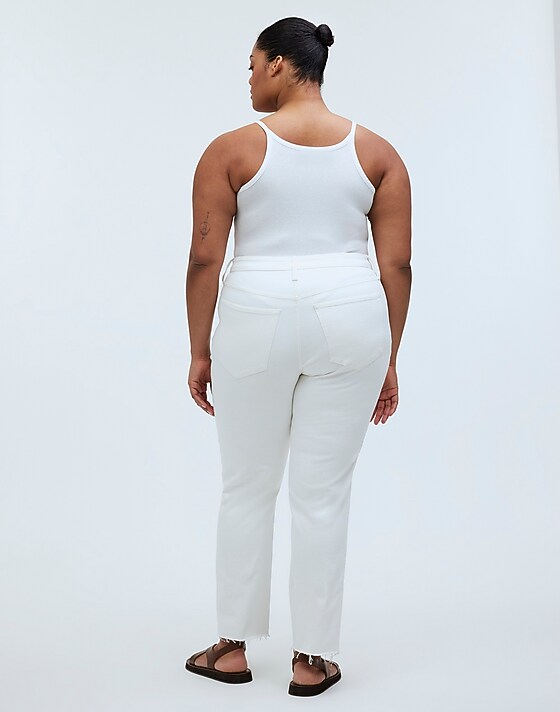 Madewell The Plus Curvy Perfect Vintage Jean Tile White