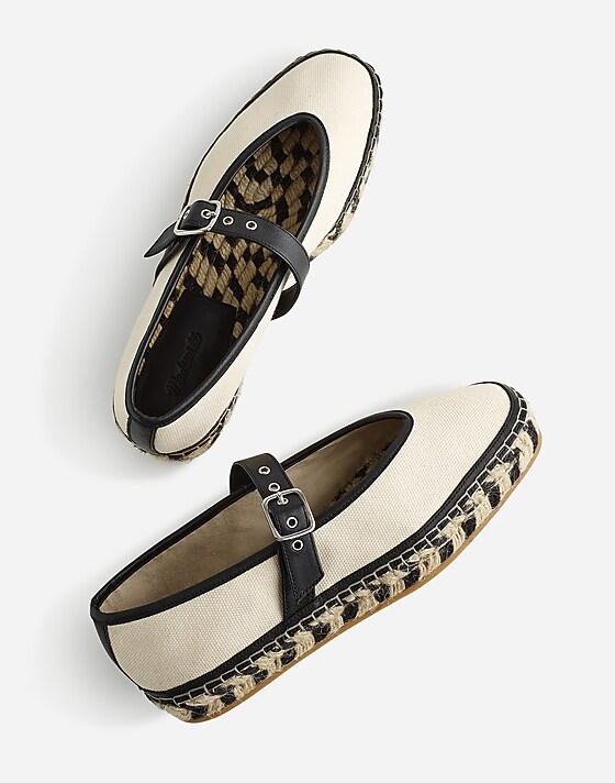 Madewell The Remy Mary Jane Espadrille Natural Multi