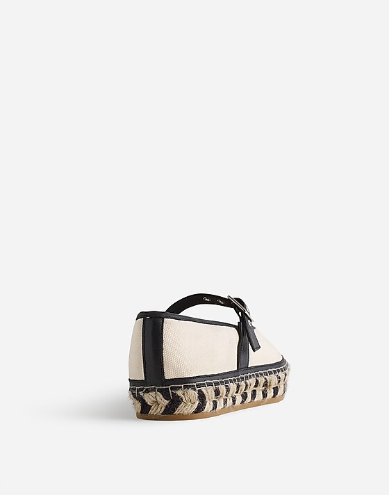 Madewell The Remy Mary Jane Espadrille Natural Multi