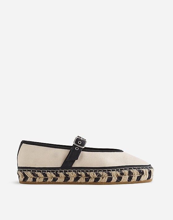 madewell The Remy Mary Jane Espadrille natural multi