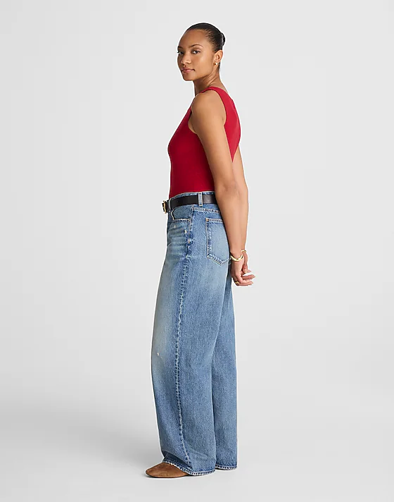 Madewell The Tall Curvy Low-Slung Baggy Jean Robertson Wash