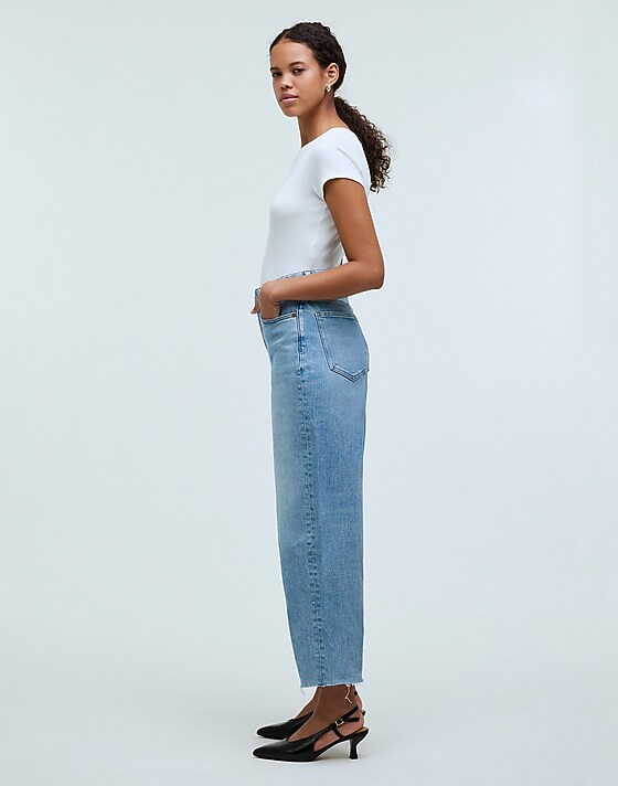 Madewell The Tall Curvy Perfect Vintage Wide-Leg Crop Jean Altoona Wash