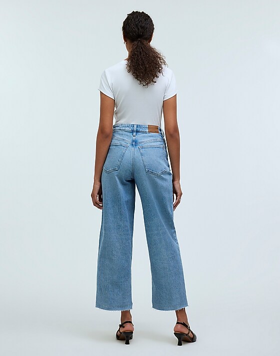 Madewell The Tall Curvy Perfect Vintage Wide-Leg Crop Jean Altoona Wash