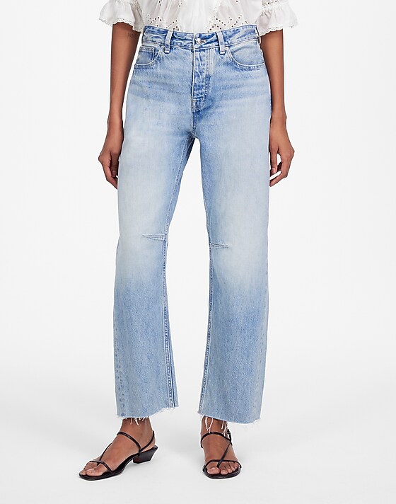 Madewell The Tall Darted Barrel-Leg Jean Edmonson Wash