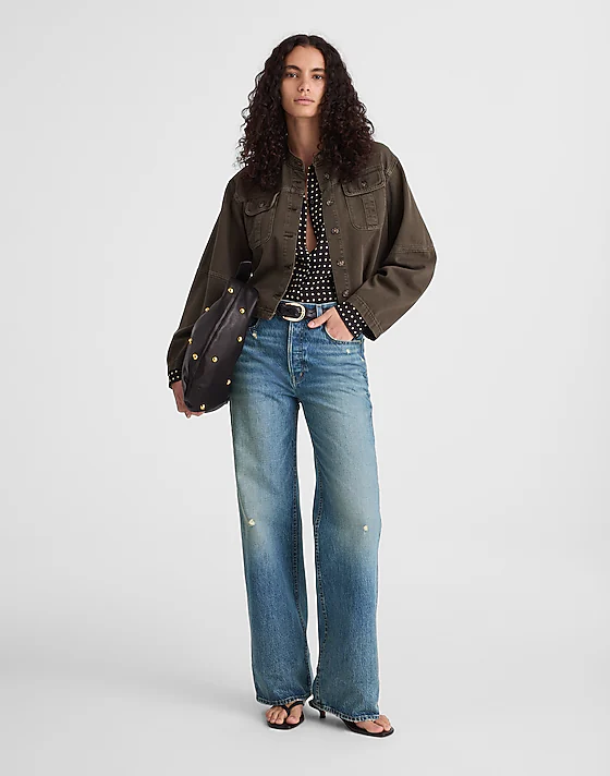 madewell The Tall Low-Slung Baggy Jean robertson wash