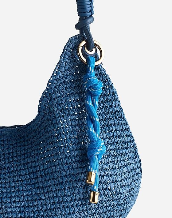 Madewell The Twisted Cord Bag Charm Villa Blue Multi