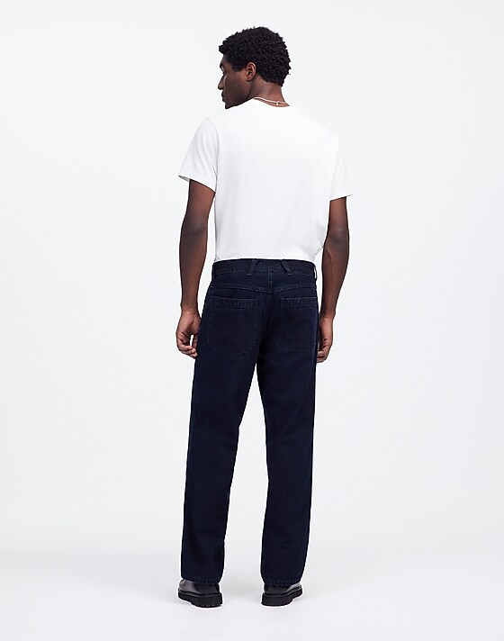 Madewell The Utility Pant In Indigo-Dyed Canvas Rhett Wash