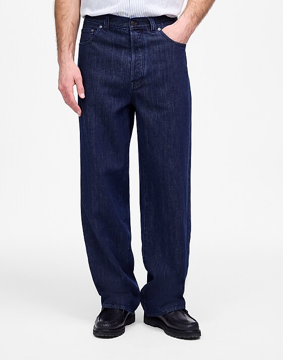 Madewell The Wide-Leg Jean In Summer Denim Rinse Wash