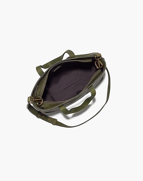 Madewell The Zip-Top Transport Crossbody Muted Olive
