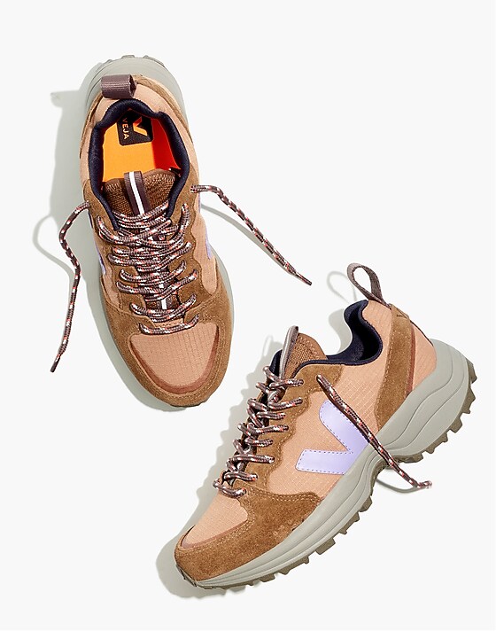madewell Veja™ Suede Venturi Sneakers in Petale desert lavande