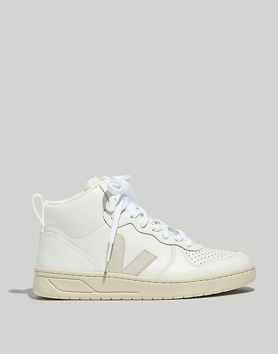 Madewell Veja™ V-15 High-Top Sneakers Extra-white Natural
