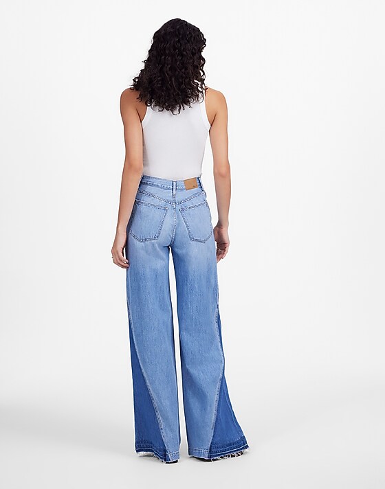 Madewell Wide-Sweep Jeans In Parson Wash: Airy Denim Edition Parson Wash