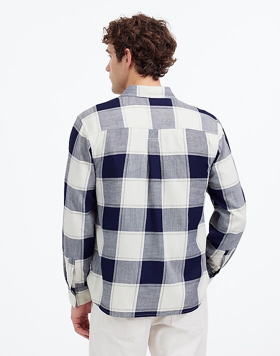 Madewell Work Shirt In Cotton Plaid Cotton Flannel Yd