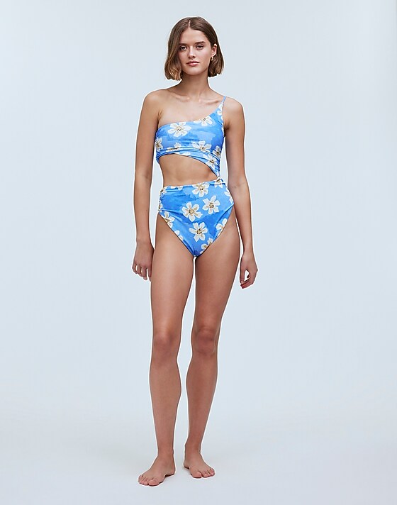 Madewell Zulu & Zephyr Hawaii Ruched One-Piece Swimsuit Hawaii