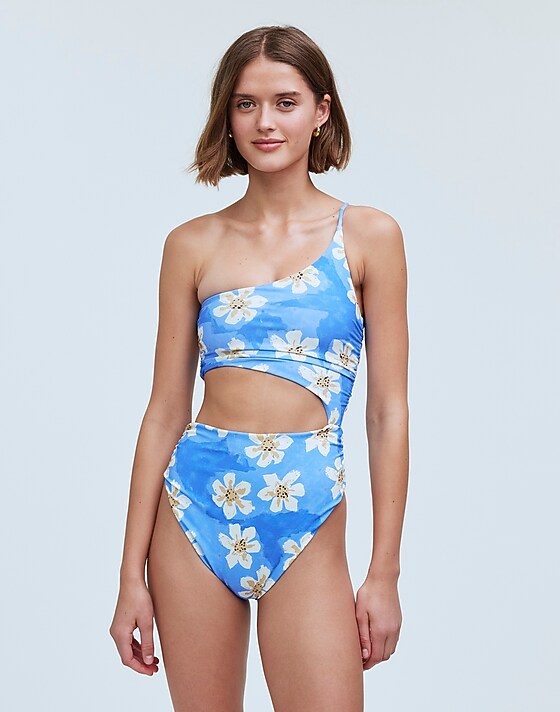 madewell Zulu & Zephyr Hawaii Ruched One-Piece Swimsuit hawaii