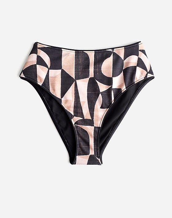madewell Zulu & Zephyr Mosaic Brief Bikini Bottom mosaic