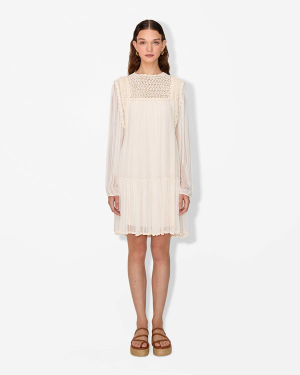 magali pascal ADAM DRESS IVORY