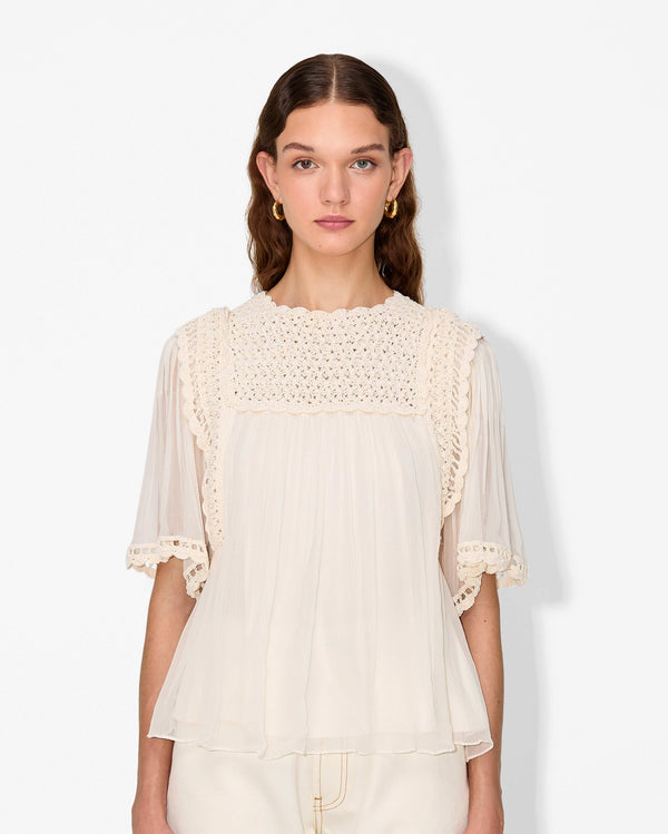 Magali Pascal ADAM TOP IVORY