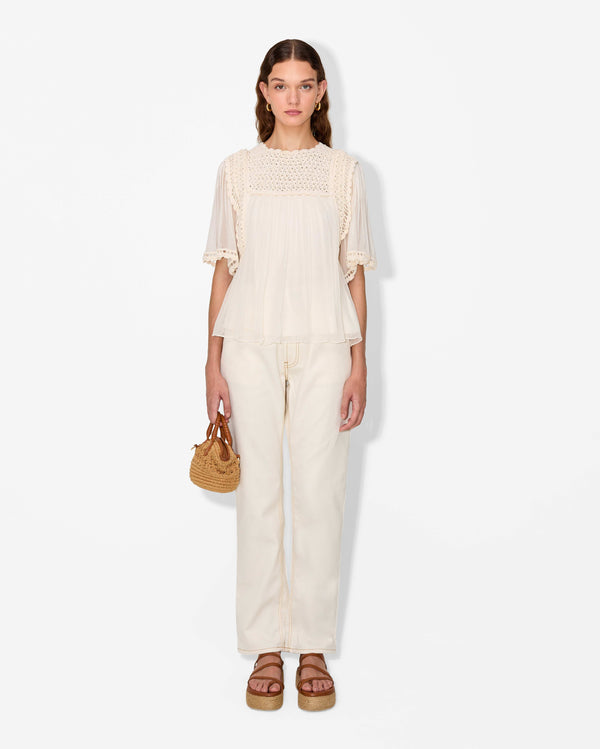 Magali Pascal ADAM TOP IVORY