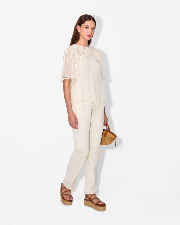 Magali Pascal ADAM TOP IVORY