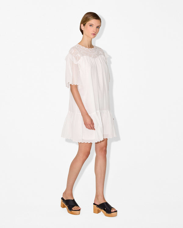 Magali Pascal ADELINA SHIRT DRESS OFF WHITE