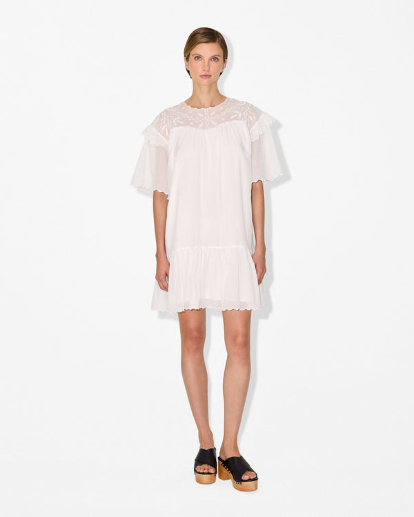 magali pascal ADELINA SHIRT DRESS OFF WHITE