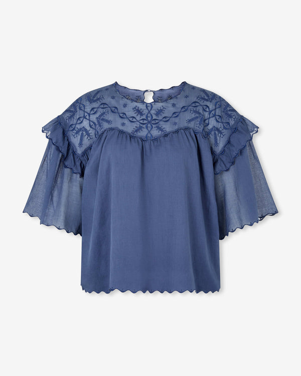 Magali Pascal ADELINA SHIRT MARINE BLUE