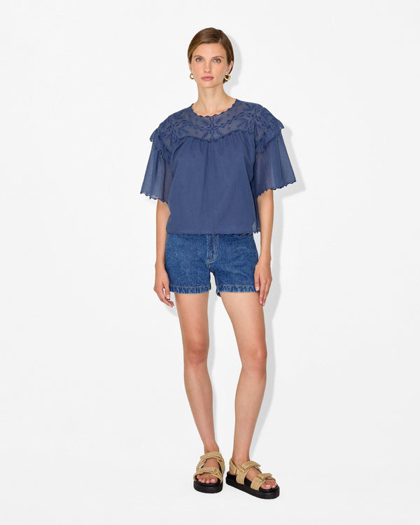 Magali Pascal ADELINA SHIRT MARINE BLUE
