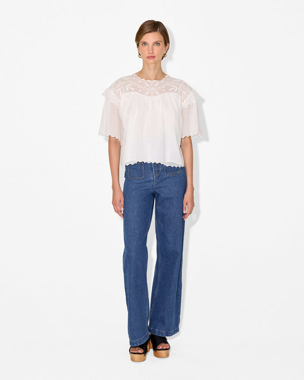 magali pascal ADELINA SHIRT OFF WHITE