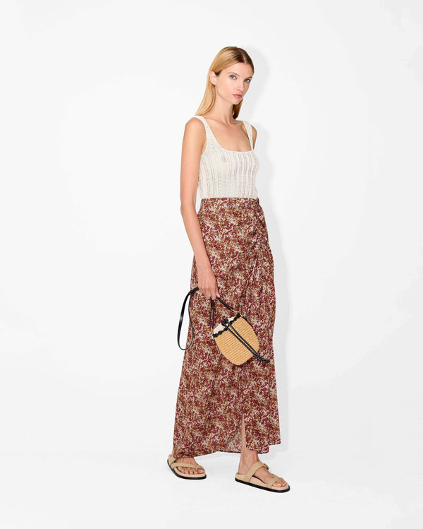 Magali Pascal ALIDA SKIRT GARDENIA DARK