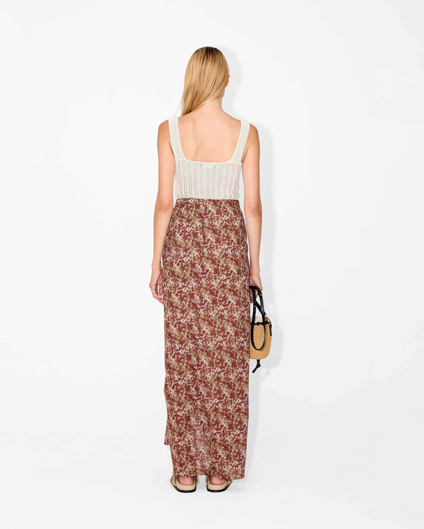 Magali Pascal ALIDA SKIRT GARDENIA DARK