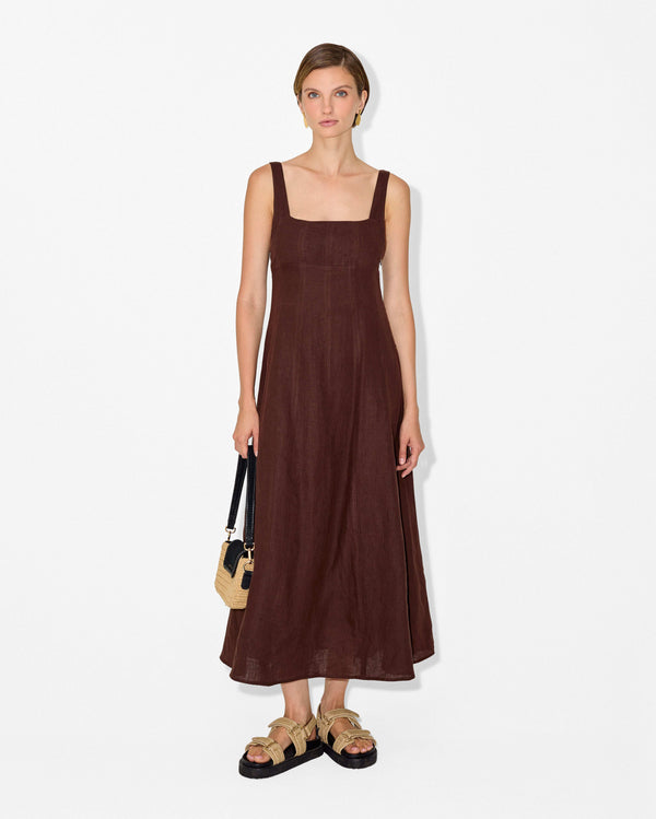 magali pascal ALLEGRA DRESS ARABICA