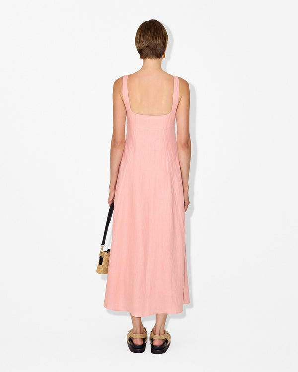 Magali Pascal ALLEGRA DRESS PASTEL PINK
