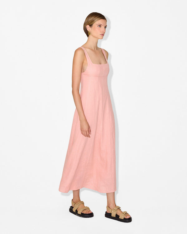 magali pascal ALLEGRA DRESS PASTEL PINK