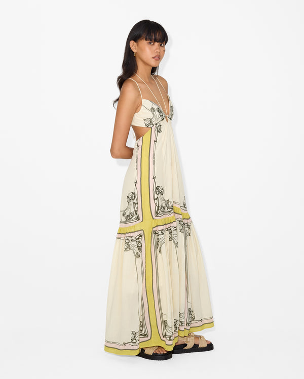 Magali Pascal ALPHONSE MAXI DRESS ALPHONSE PRINT