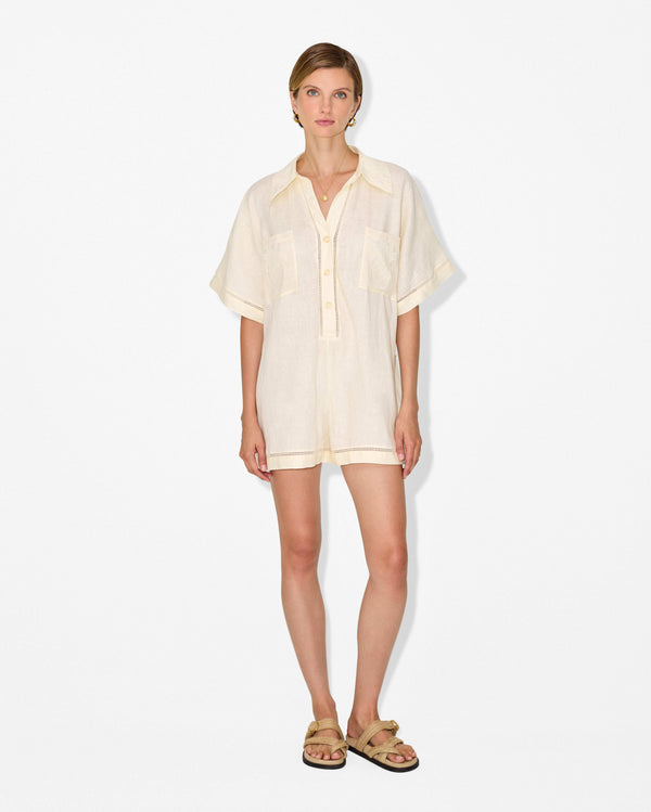 Magali Pascal ANANAS JUMPSUIT ECRU