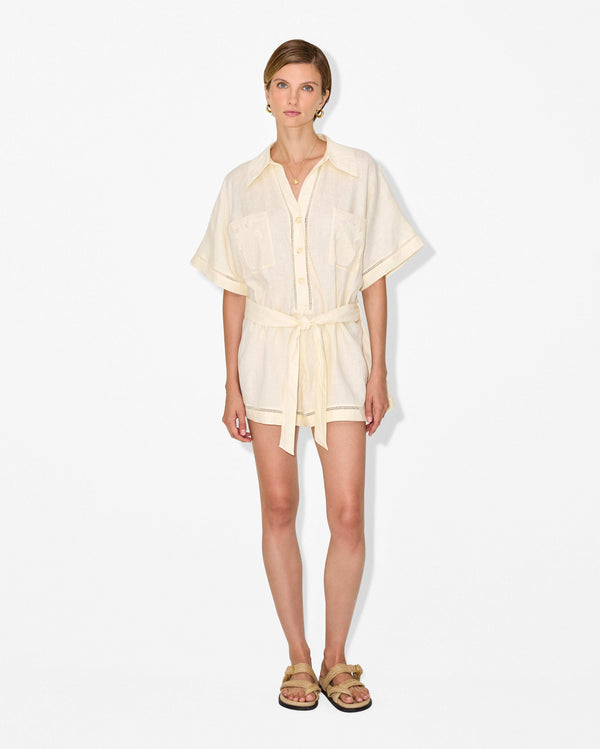 magali pascal ANANAS JUMPSUIT ECRU