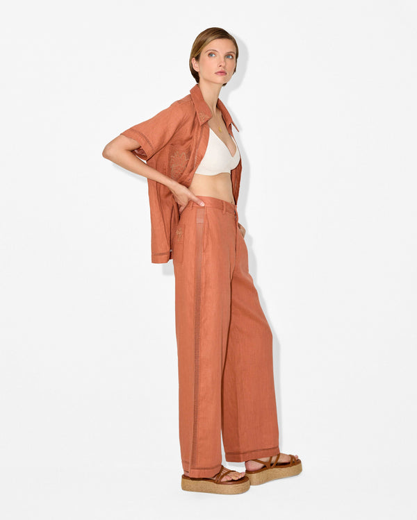 Magali Pascal ANANAS PANTS TERRA COTTA