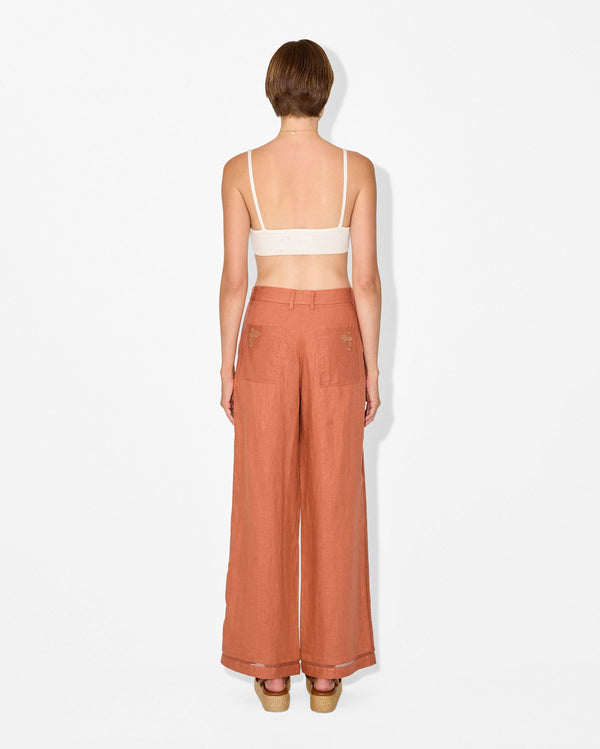 Magali Pascal ANANAS PANTS TERRA COTTA