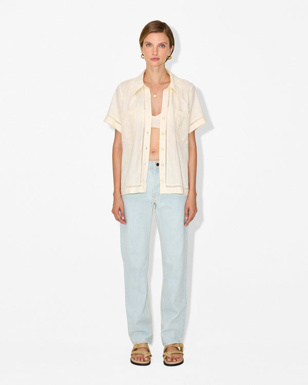 Magali Pascal ANANAS SHIRT ECRU