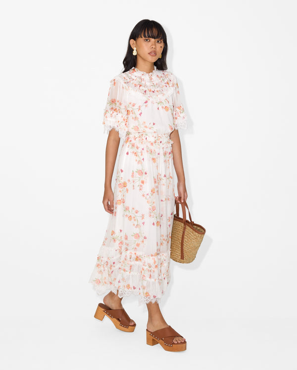 Magali Pascal ANNELY MAXI DRESS PETAL PRINT