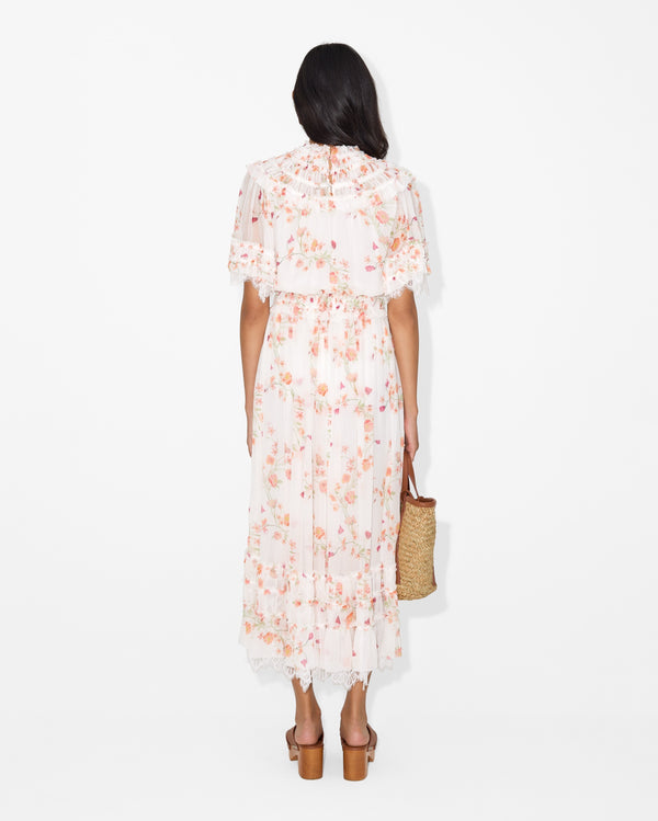 Magali Pascal ANNELY MAXI DRESS PETAL PRINT