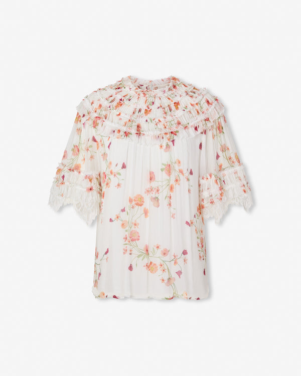 Magali Pascal ANNELY TOP PETAL PRINT